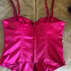 New York and Company fuchsia pink city, stretch, camisole top